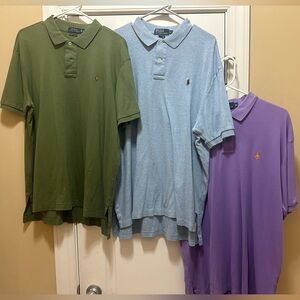 Polo By Ralph Lauren Men’s Extra Large Polo Lot (3) XL